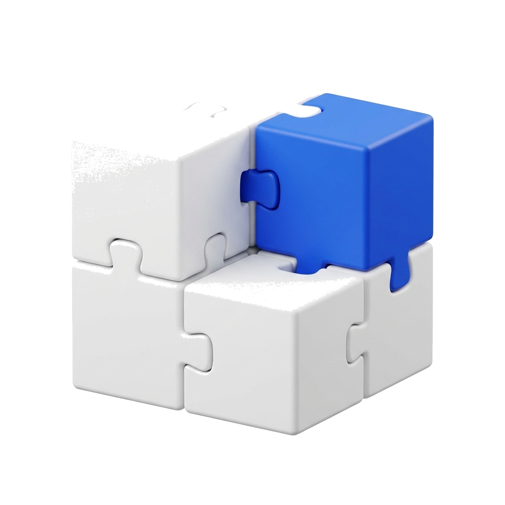 3D Interlocking Puzzle Cube